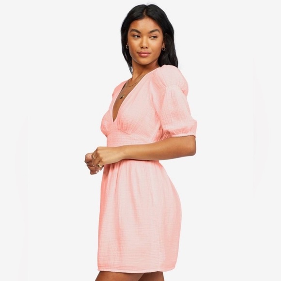Billabong Spellbound Dress in Peachy Daze - Picture 2 of 9